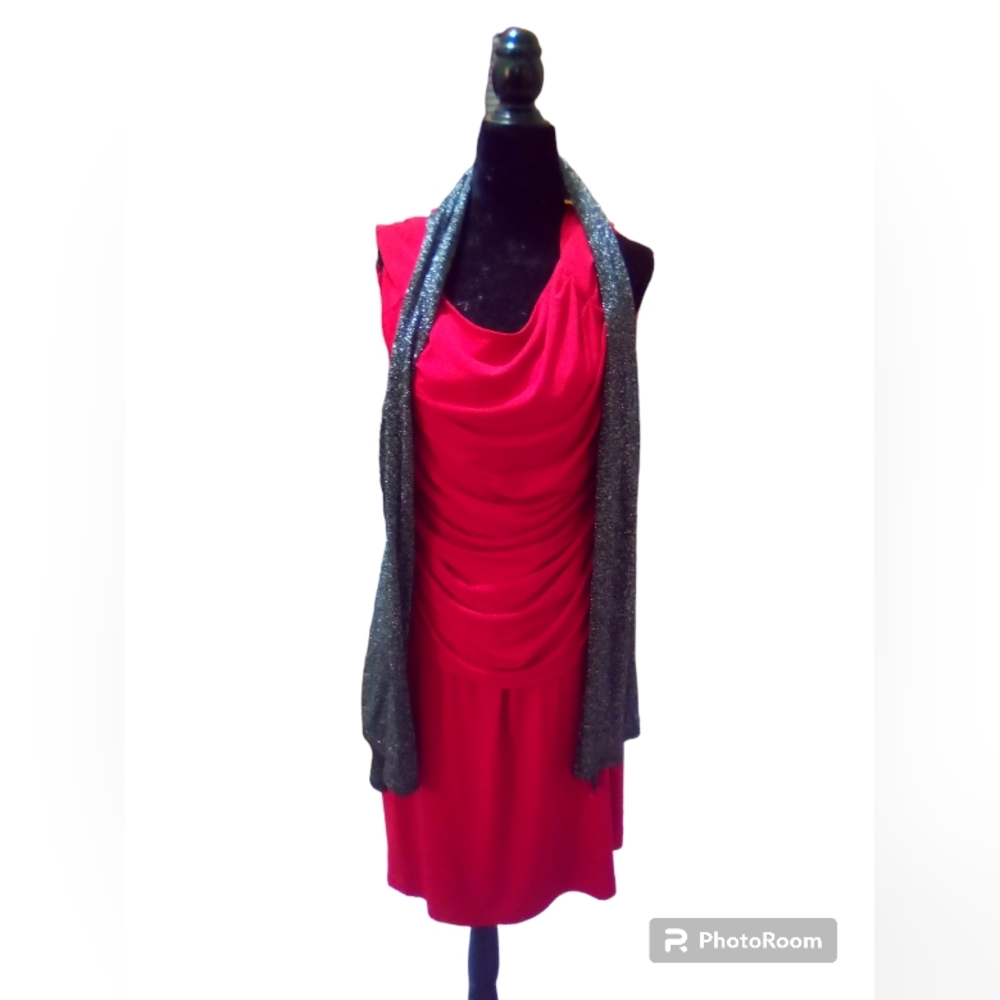 Annected Petite S14 Red Dress